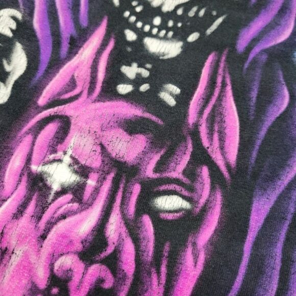 Grim Reaper Shirt Size XL "Death Waits For No Man" Graphic Print T-Shirt Pitbull - Picture 5 of 7